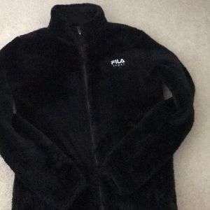 FILA Fuzzy Zip Up— Barely Worn!